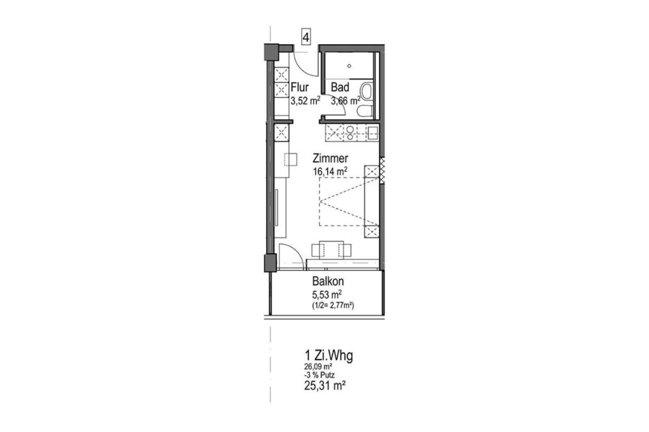 Huber Living Basic 210 Apartment Germering Exterior photo